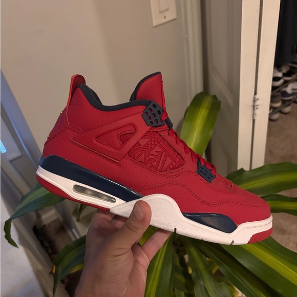 Red and Navy Athletic Sneaker